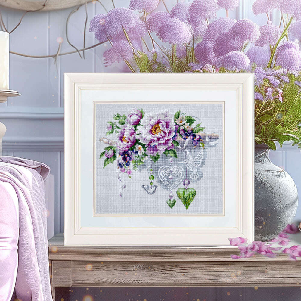 Floral Decor 70-05 Counted Cross-Stitch Kit