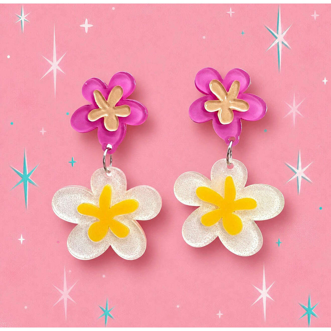 Floral Fantasy Earrings by Miss Fluff x Lipstick & Chrome – view 4