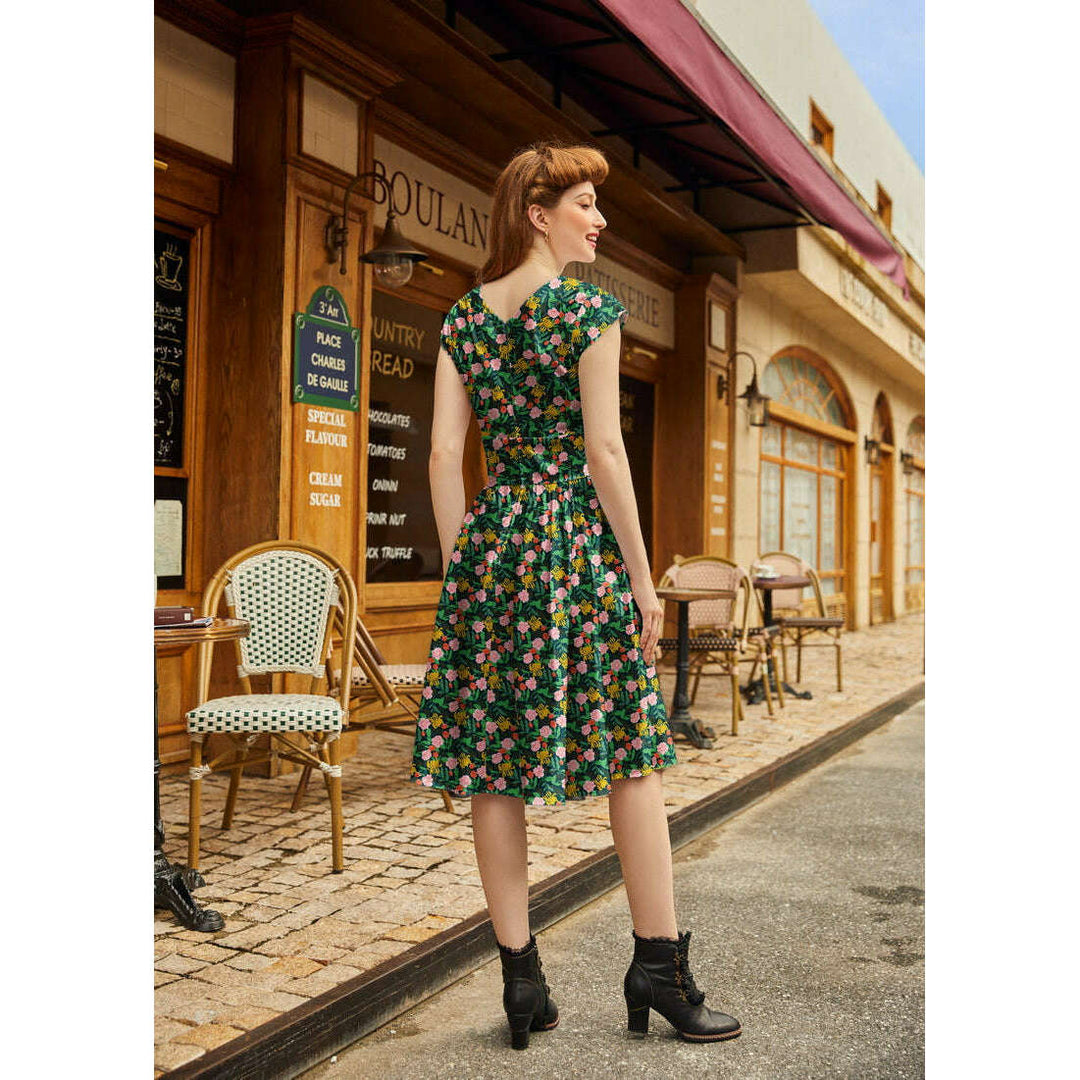 Floral Greta Dress - 4X only, 1 left!