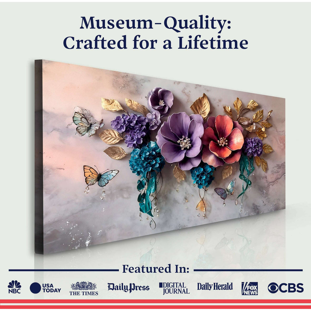 Floral Symphony Wall Art