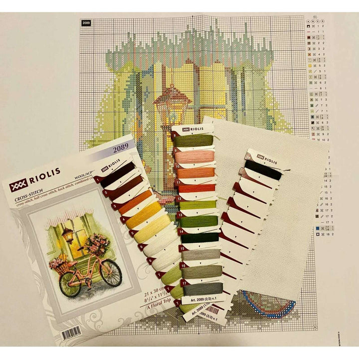 Floral Trip R2089 Counted Cross Stitch Kit