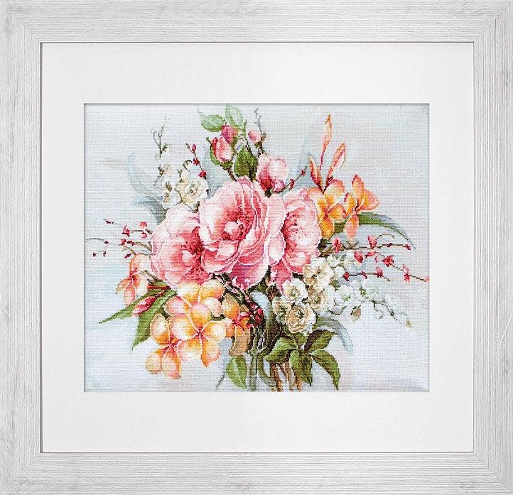 Flower bouquet BA2364L Counted Cross-Stitch Kit