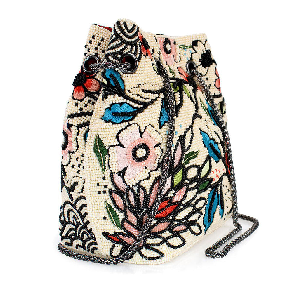 Flower Child Convertible Crossbody/Shoulder Handbag by Mary Frances image 3