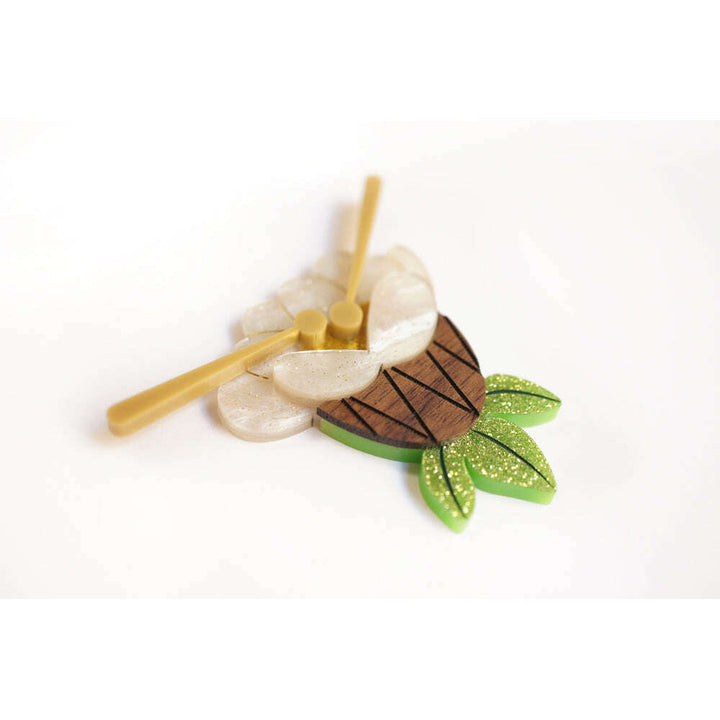 Flower Drum Brooch by Laliblue 2