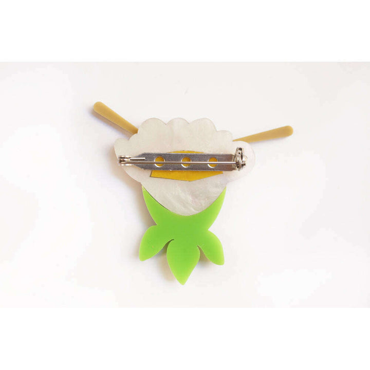 Flower Drum Brooch by Laliblue 3