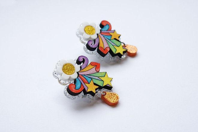 Flower Power Earrings by Laliblue - Quirks!