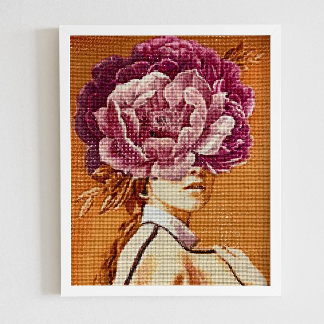 Flower Symphony CS2526 15.8 x 19.7 inches Crafting Spark Diamond Painting Kit