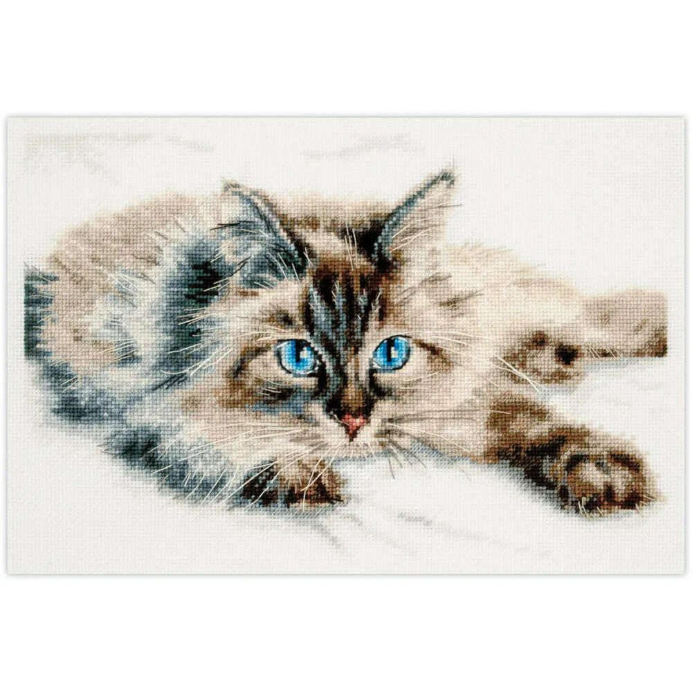 Fluffy Happiness 260-170 Counted Cross-Stitch Kit