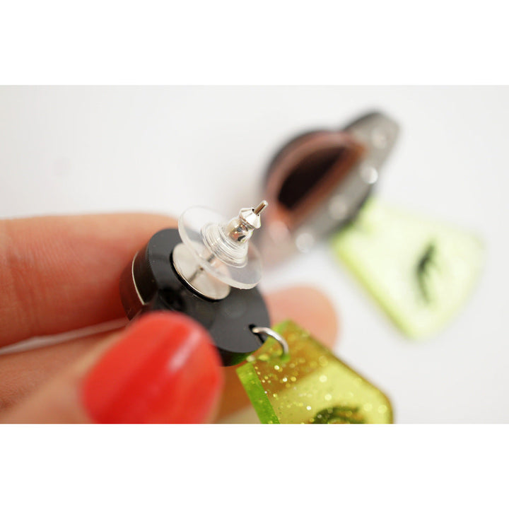 Flying Saucer Earrings by Laliblue 3