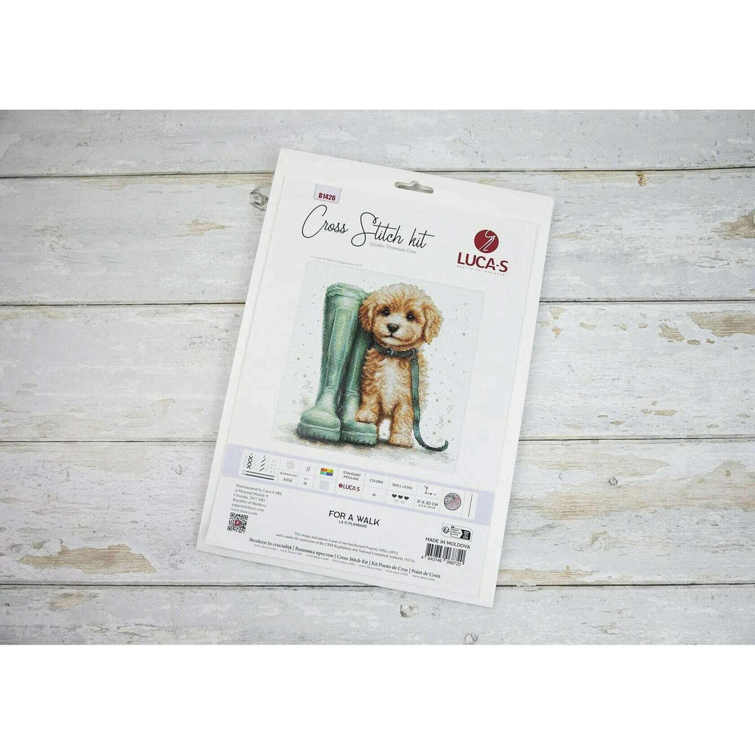 For a Walk B1426L Counted Cross-Stitch Kit