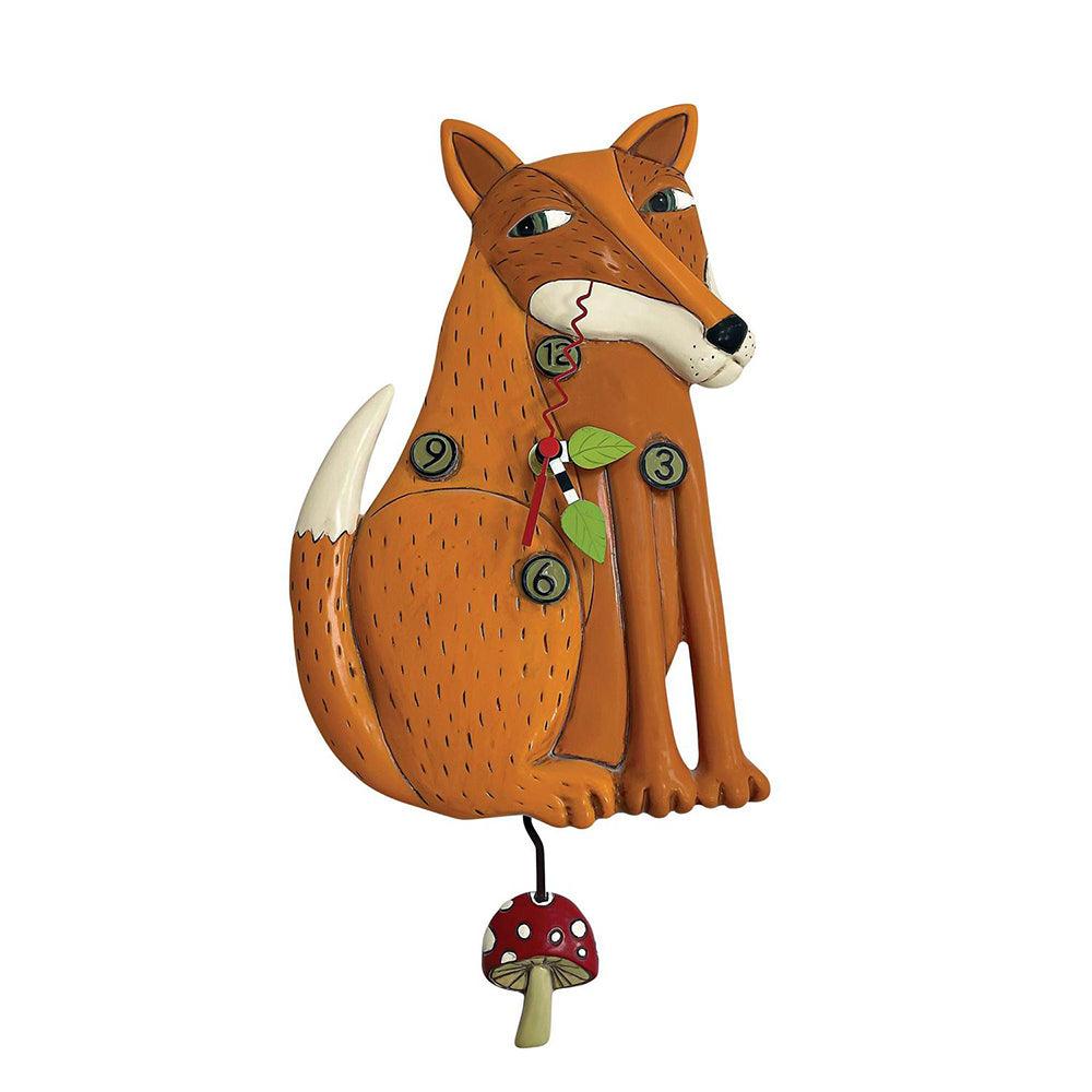 Foraging Fox Wall Clock by Allen Designs - Quirks!