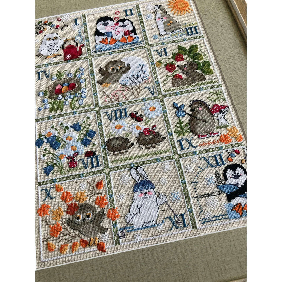 Forest Calendar R1979 Counted Cross Stitch Kit