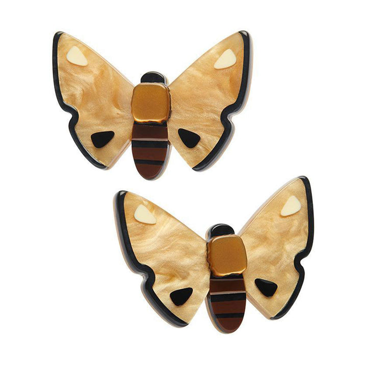 Forest Moth Hair Clips Set - 2 Pieces by Erstwilder image