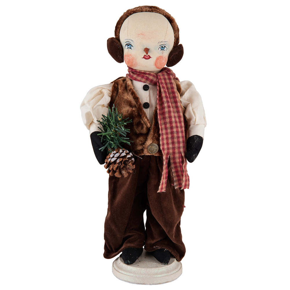 Forrest Snowman Gathered Traditions Art Doll by Joe Spencer 