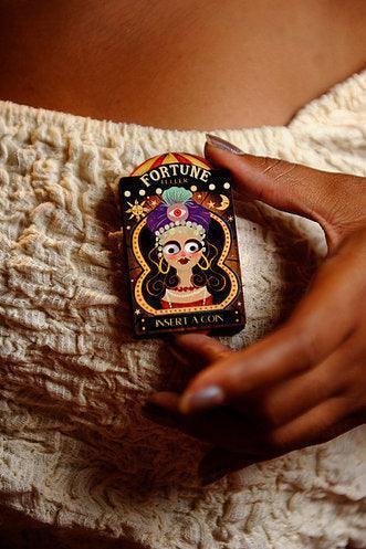 Fortune Teller Interactive Halloween Brooch by Laliblue - Quirks!