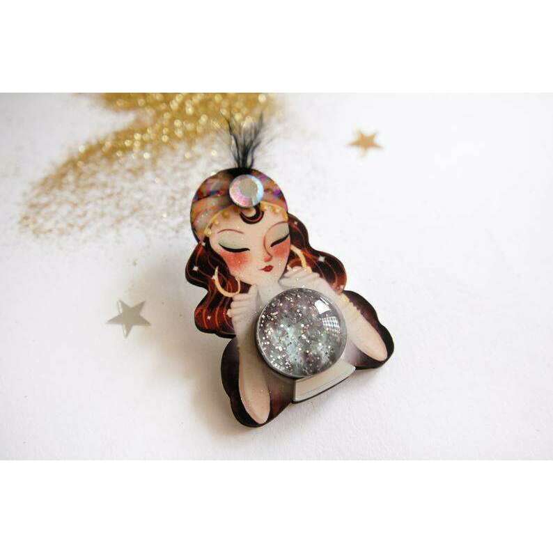 Fortune Teller Brooch by LaliBlue - Quirks!