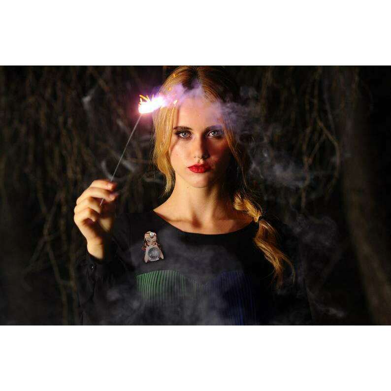 Fortune Teller Brooch by LaliBlue - Quirks!