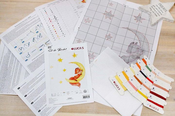 Fox 3 B1189L Counted Cross-Stitch Kit