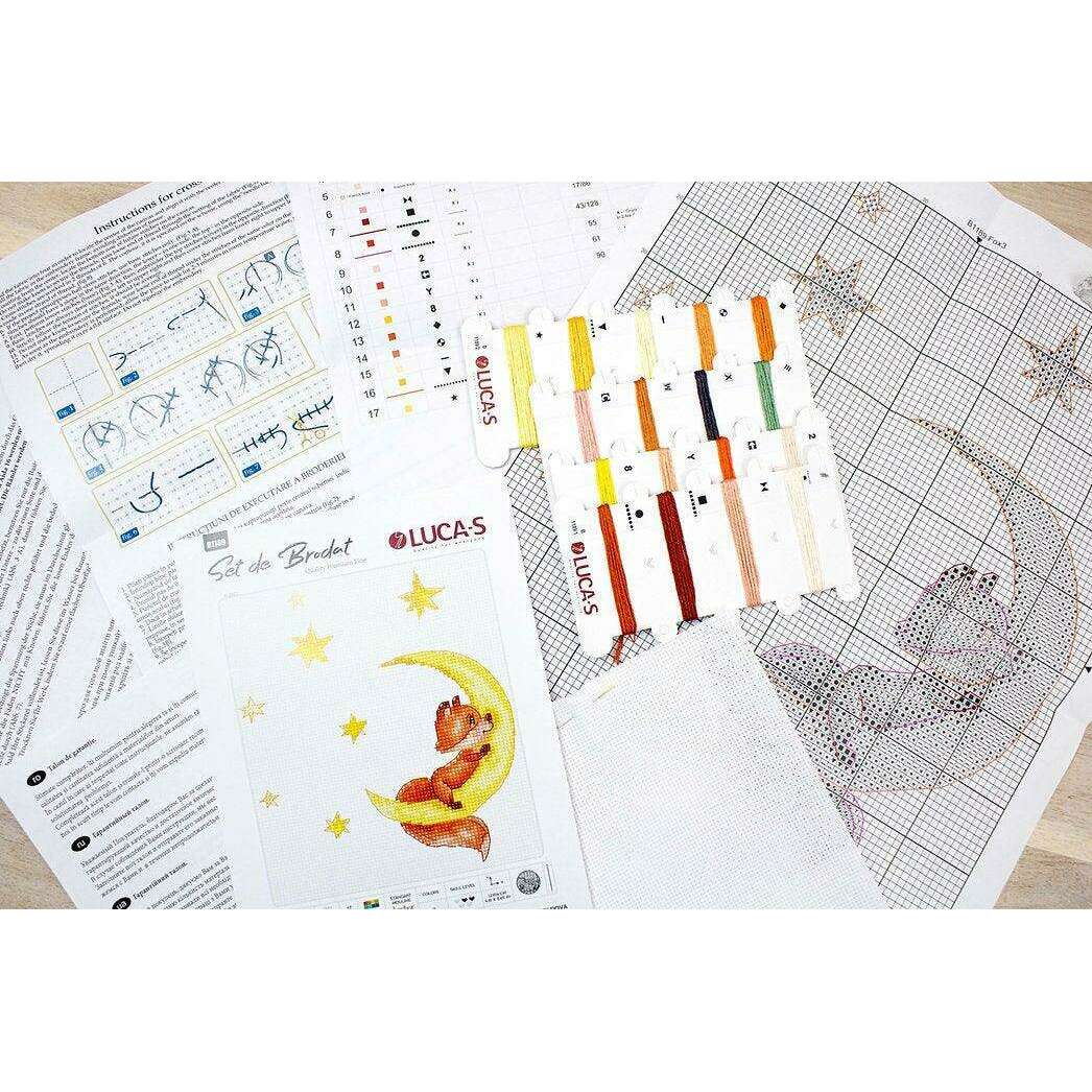 Fox 3 B1189L Counted Cross-Stitch Kit