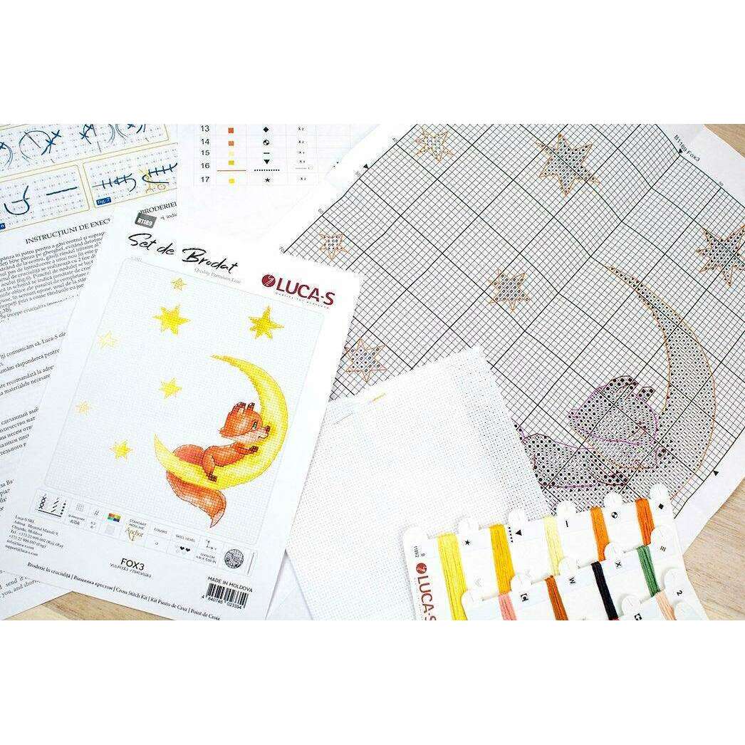 Fox 3 B1189L Counted Cross-Stitch Kit