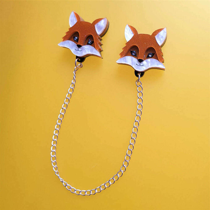 Fox Collar Clips by Cherryloco Jewellery 4