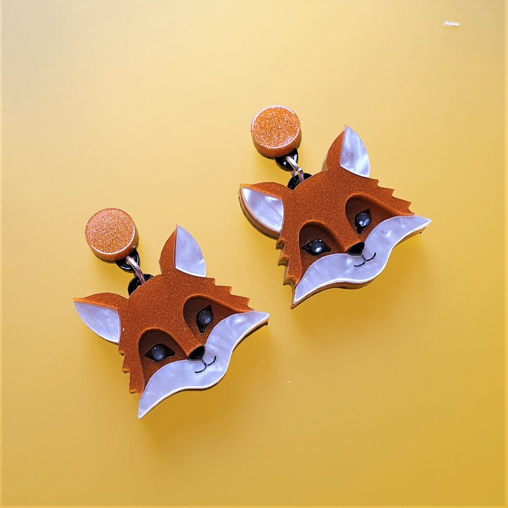 Fox Earrings by Cherryloco Jewellery 5
