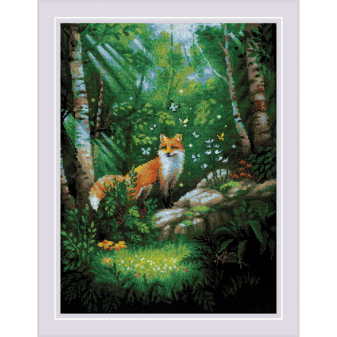 Fox in the Forest R2251 Counted Cross Stitch Kit