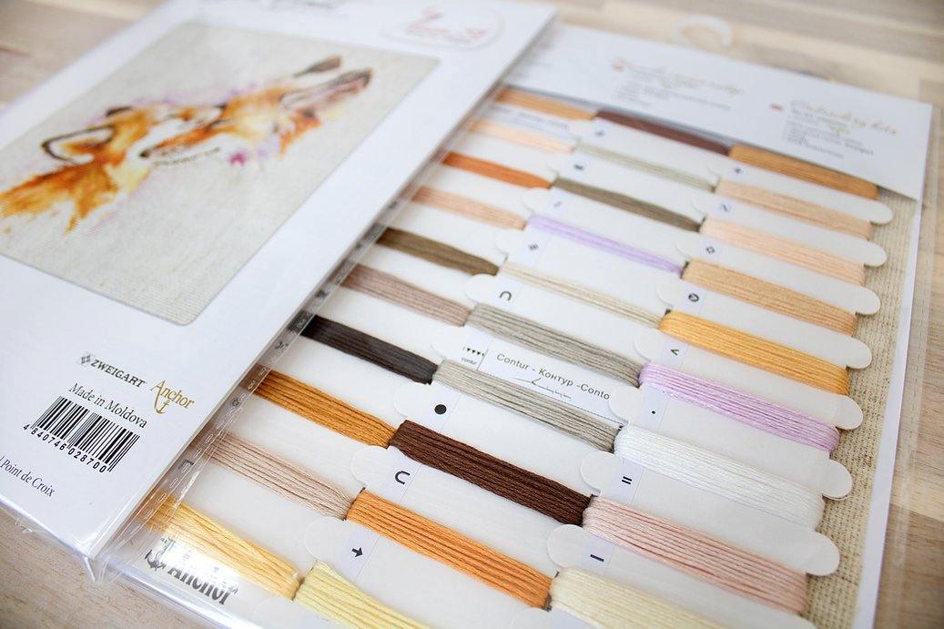 Foxes B2312L Counted Cross-Stitch Kit