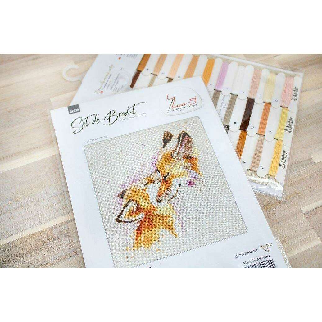 Foxes B2312L Counted Cross-Stitch Kit