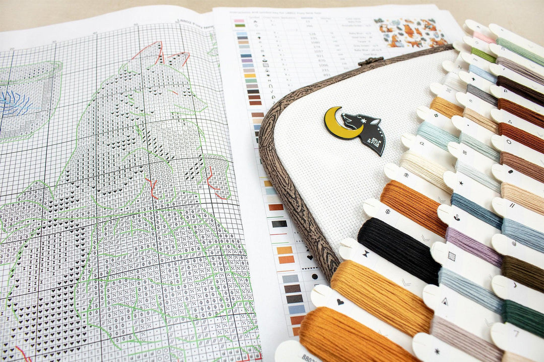 Foxy New Year L8802 Counted Cross Stitch Kit