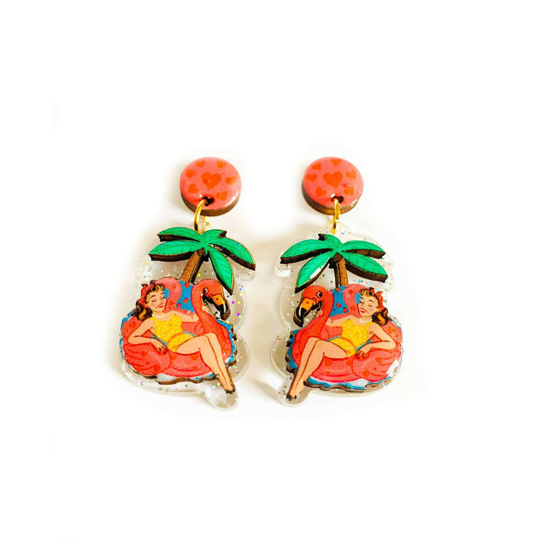 Frankie Tropicana Earrings by Rosie Rose Parker