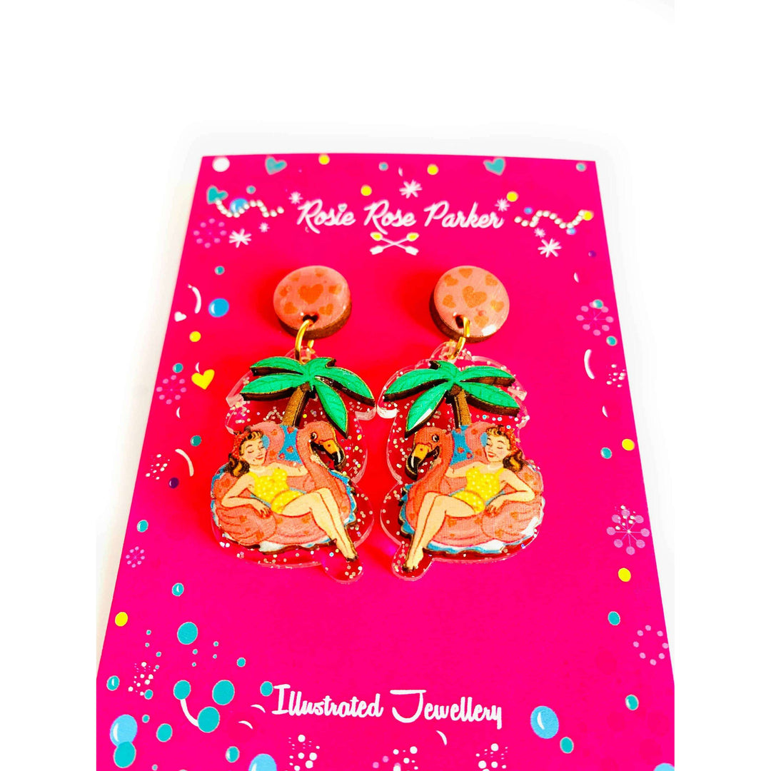 Frankie Tropicana Earrings by Rosie Rose Parker