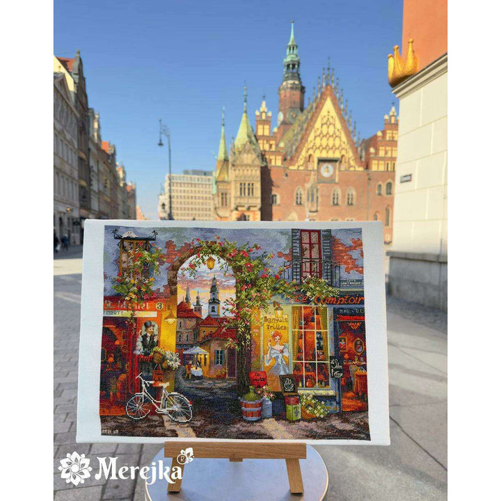 French Cafe K-227 Counted Cross-Stitch Kit
