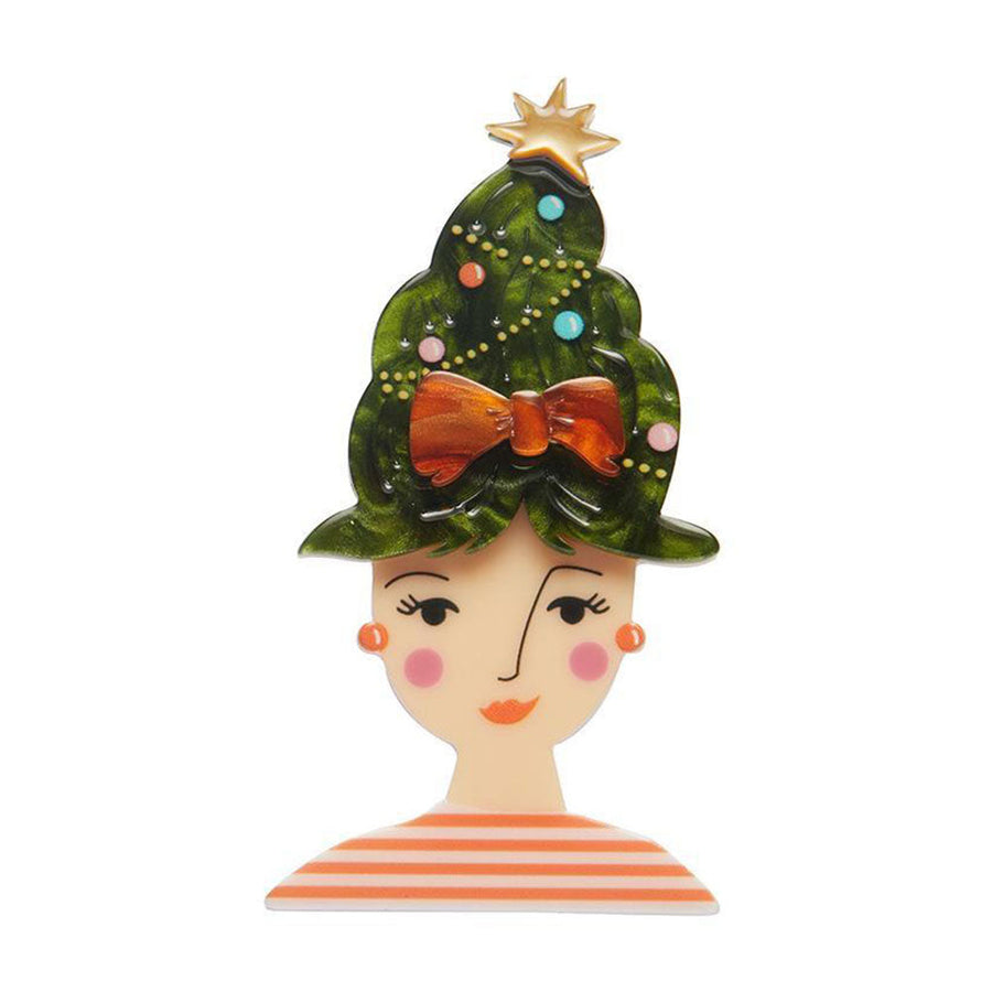 Fresh Festive Do Brooch by Erstwilder image