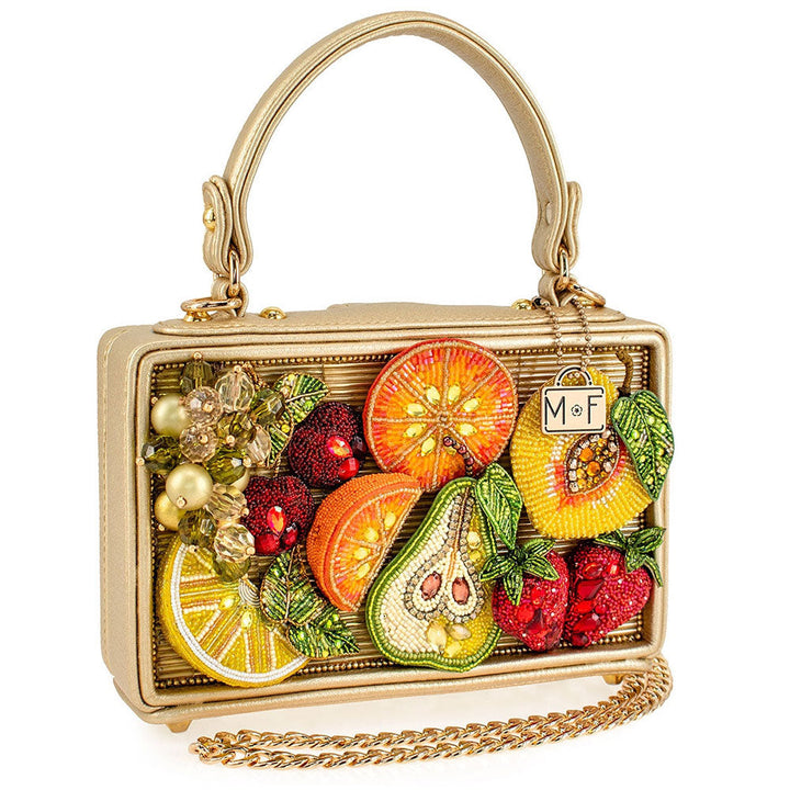 Fruit Mix Top Handle Bag by Mary Frances Image 1