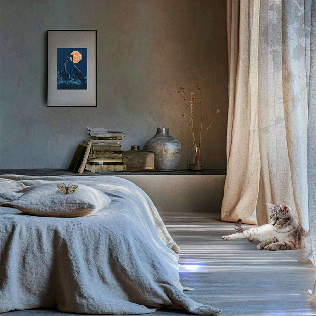 Full moon M1056 Counted Cross Stitch Kit