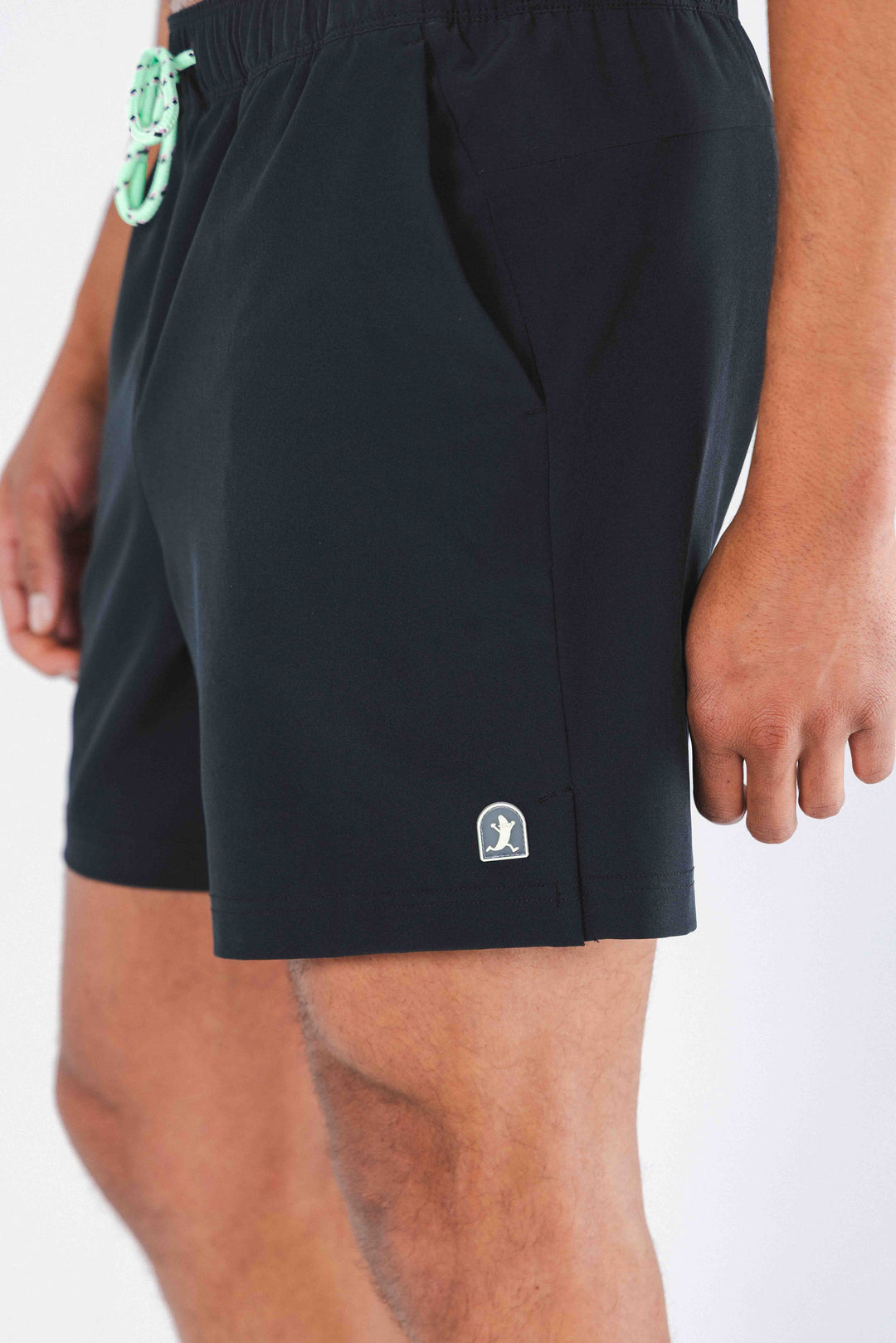 The Funky Fresh | Black and Neon Tribal Ball Hammock® Pouch 5" Swim Trunks