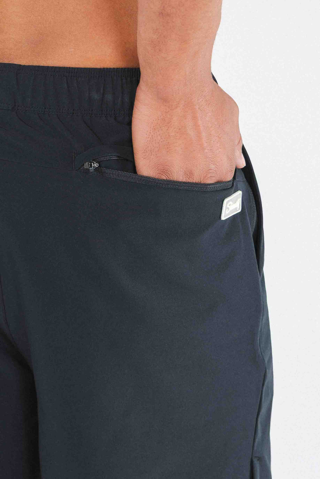 The Funky Fresh | Black and Neon Tribal Ball Hammock® Pouch 5" Swim Trunks