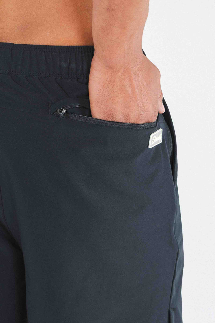 The Funky Fresh | Black and Neon Tribal Ball Hammock® Pouch 5" Swim Trunks