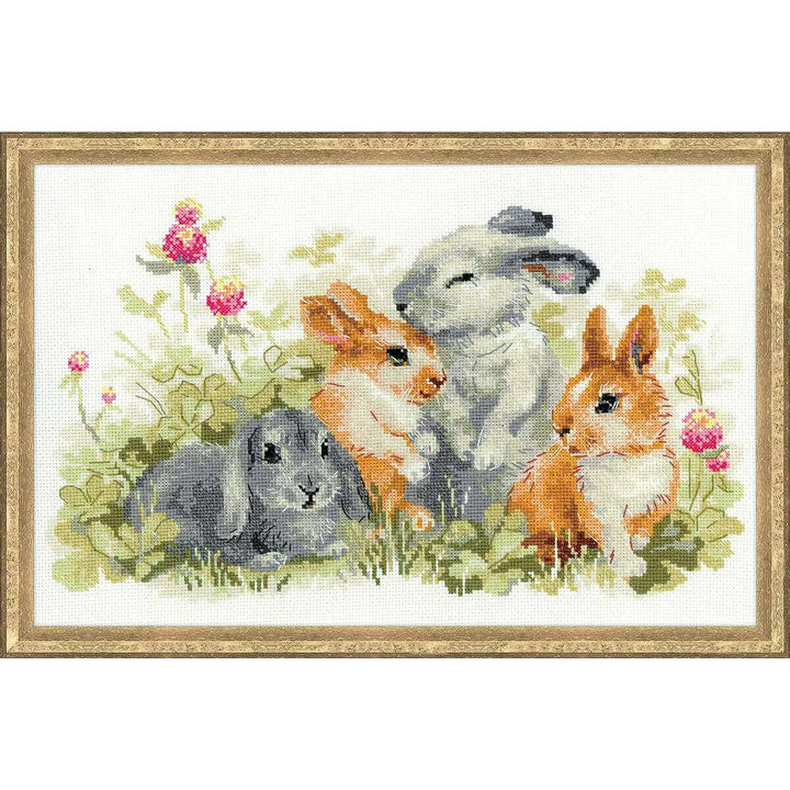 Funny Rabbits R1416 Counted Cross Stitch Kit