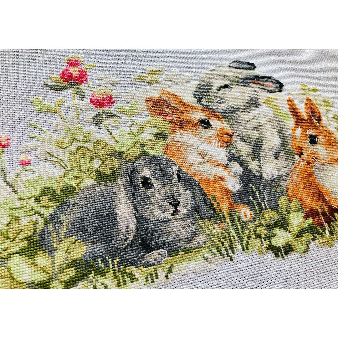 Funny Rabbits R1416 Counted Cross Stitch Kit