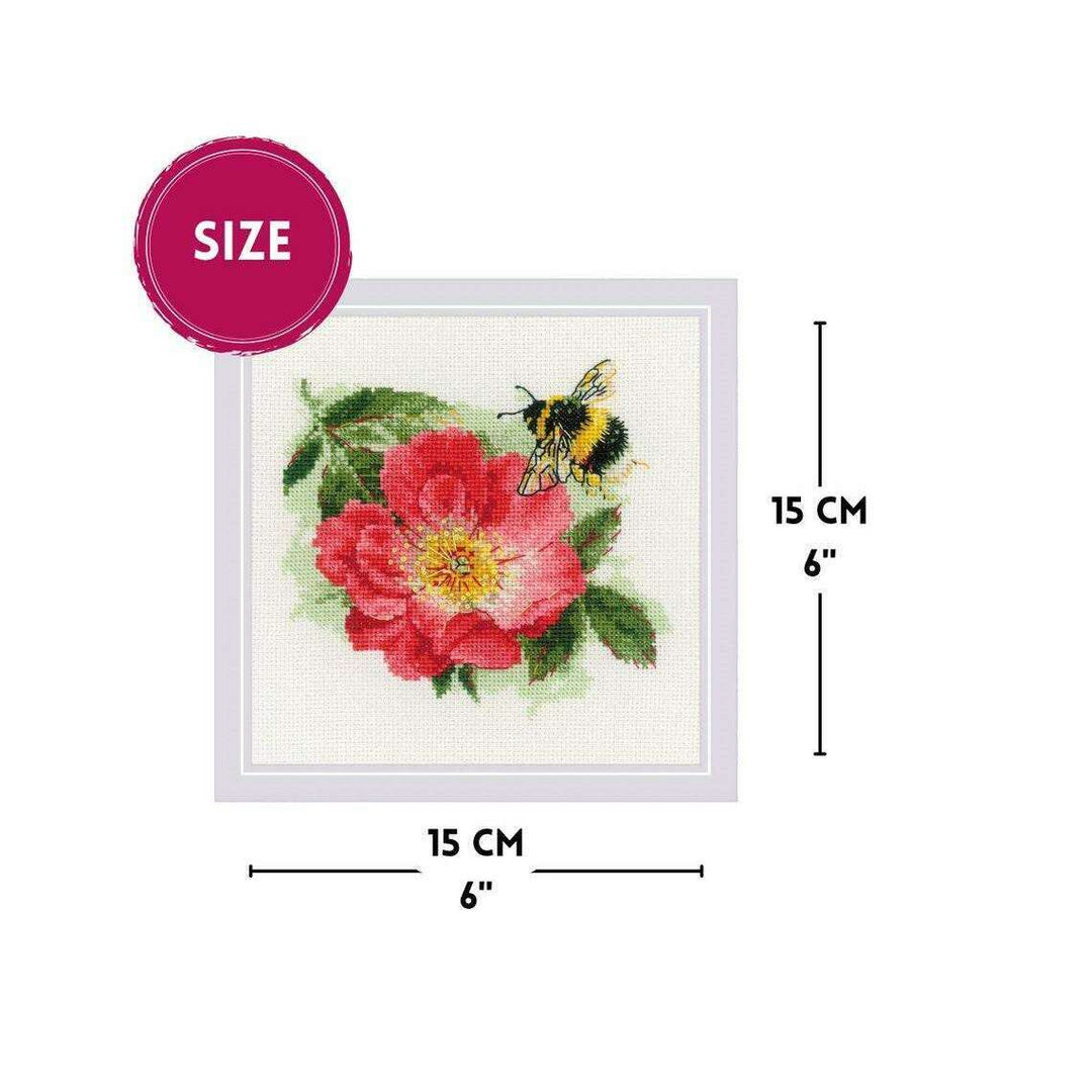 Furry Bumblebee R2210 Counted Cross Stitch Kit