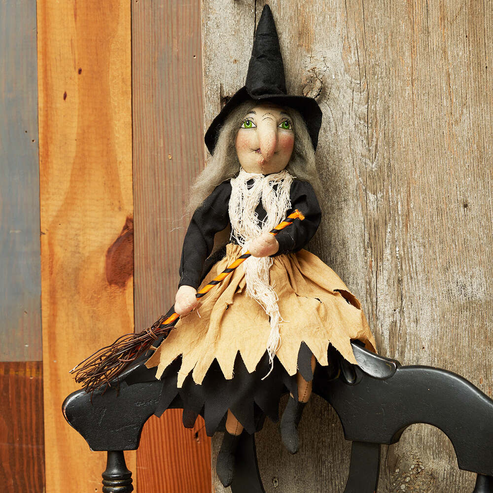 Gabriella Little Witch Gathered Traditions Art Doll by Joe Spencer 1