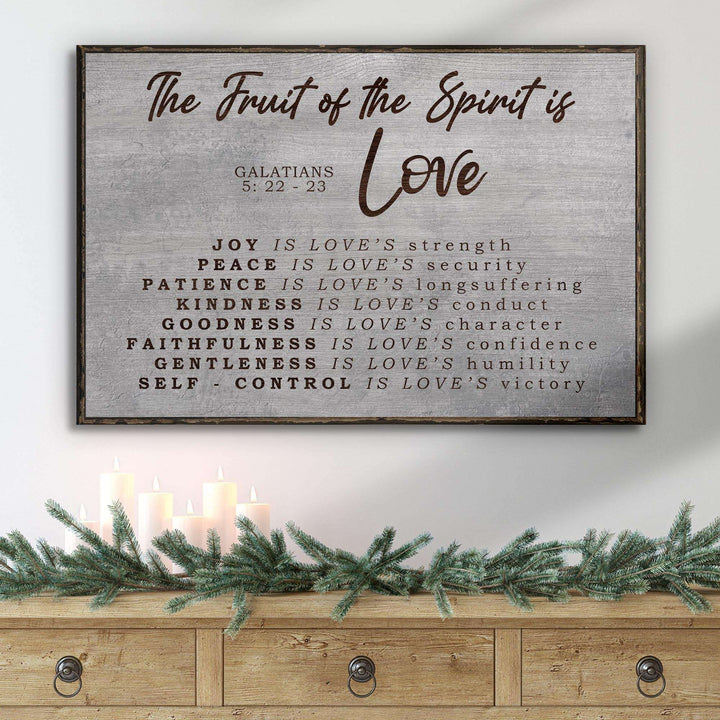 Galatians 5:22-23 - The Fruit Of The Spirit Sign III