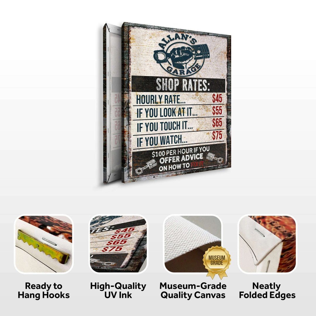 Garage Rules Sign