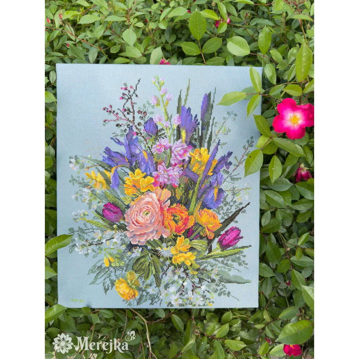 Garden Awakening K-271 Counted Cross-Stitch Kit