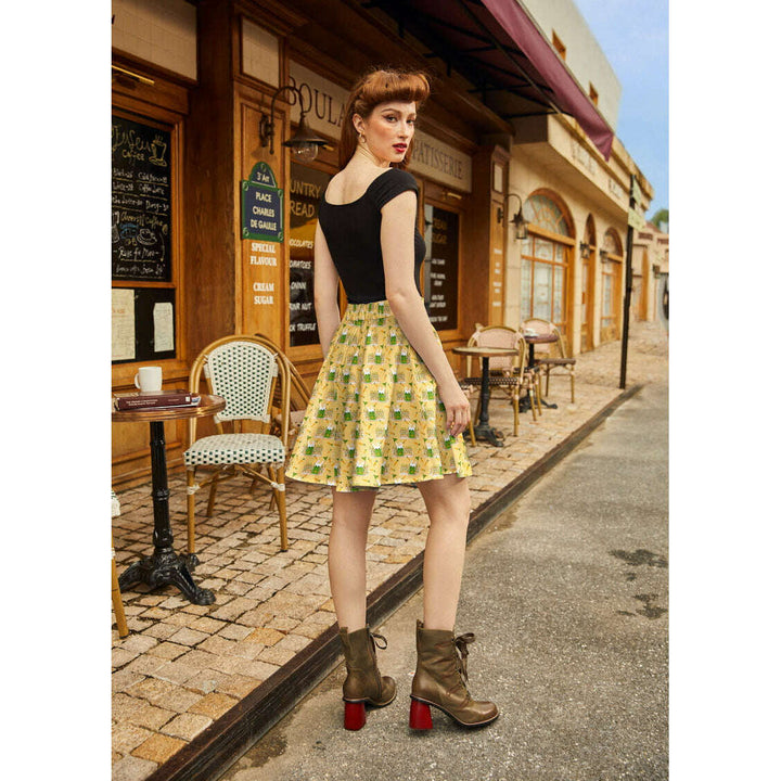 Garden Bunny Skater Skirt
