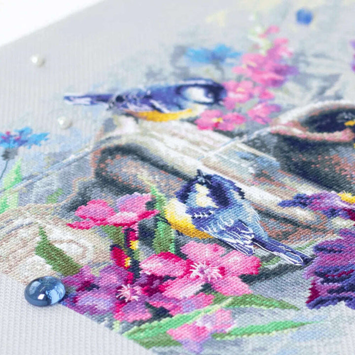 Garden Fountain 210-751 Counted Cross-Stitch Kit