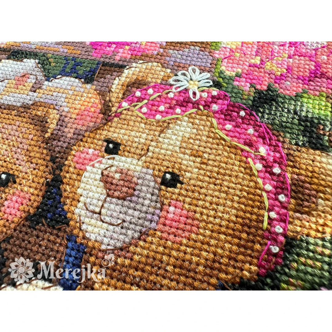 Garden Friends K-265 Counted Cross-Stitch Kit