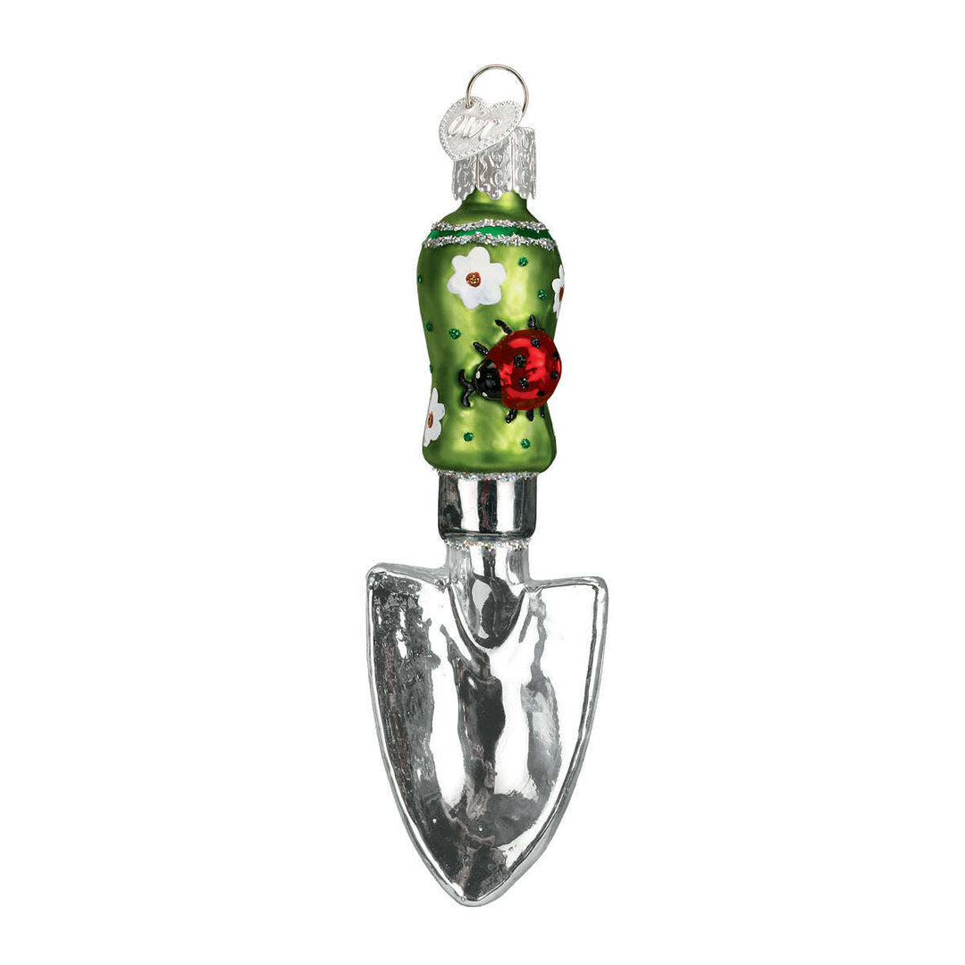 Old World Christmas Garden Trowel Blown Glass Ornament
